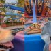 Golden Retriever Enjoys Favorite Amusement Park Ride