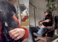 Scared Rescue Dog Finds Safe Space in Two Loving Humans Once Adopted